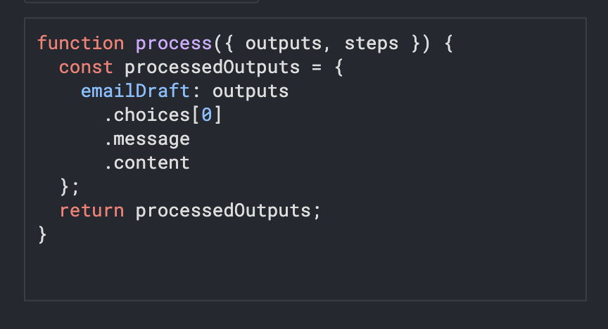 Simple processor function